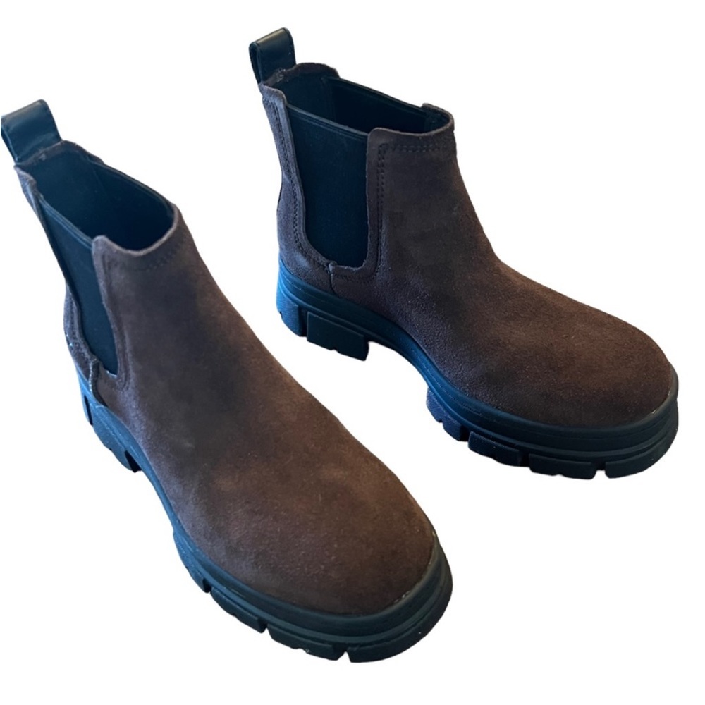 Ugg Ashton Chelsea Brown Suede Waterproof Boots NEW Size 7.5